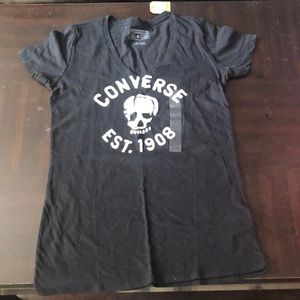 Converse Black T-Shirt, Size M